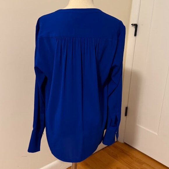 Calvin Klein Blue Tunic Blouse - Picture 6 of 8